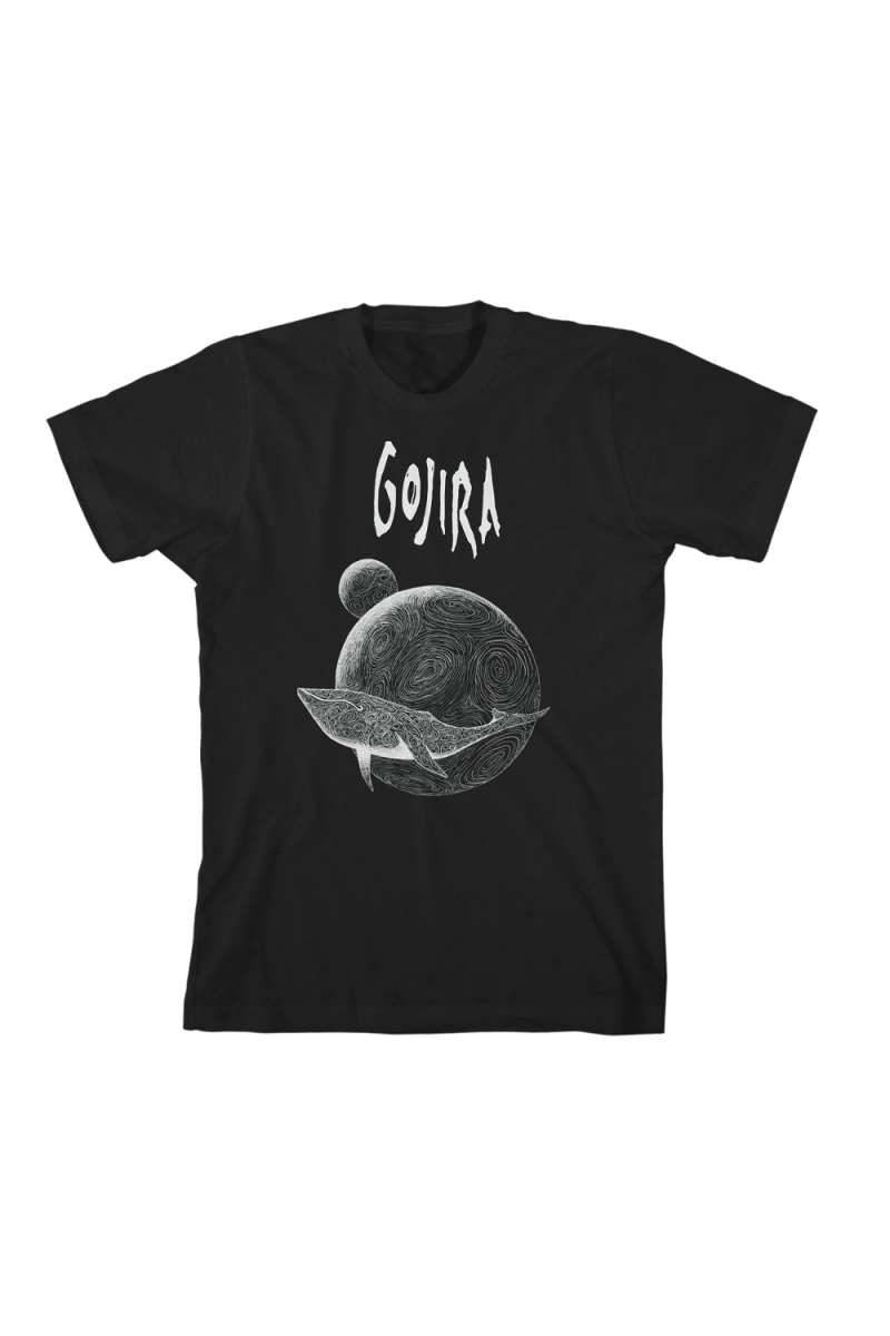 FLYING WHALE BLACK TSHIRT by Gojira