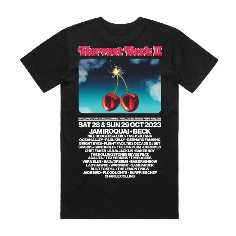 Event Black Tshirt by Harvest Rock