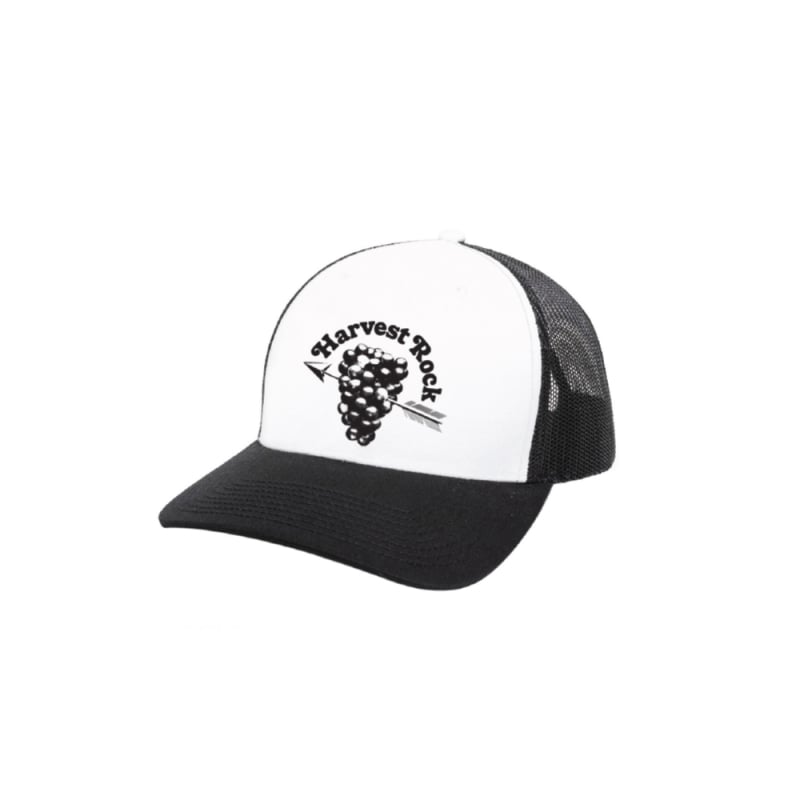 BLK/WHT TRUCKER CAP by Harvest Rock