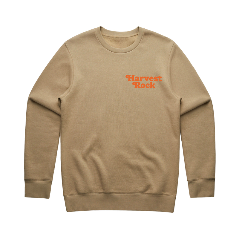 Harvest Logo Sand Sweatshirt by Harvest Rock