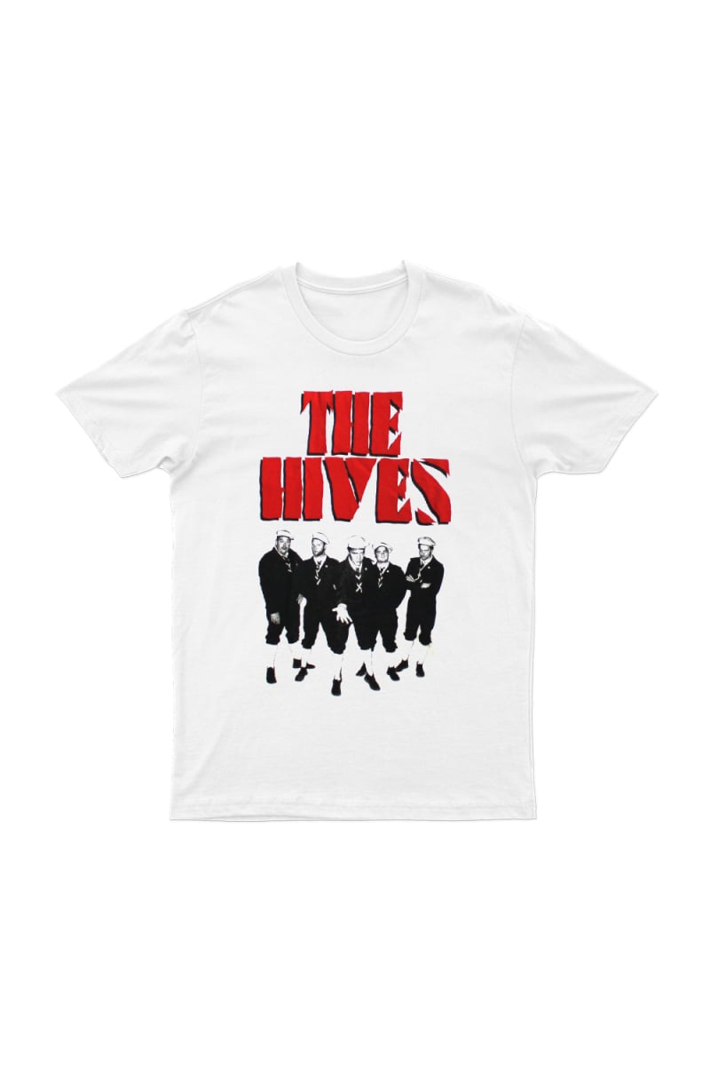 Berets White Tshirt by The Hives