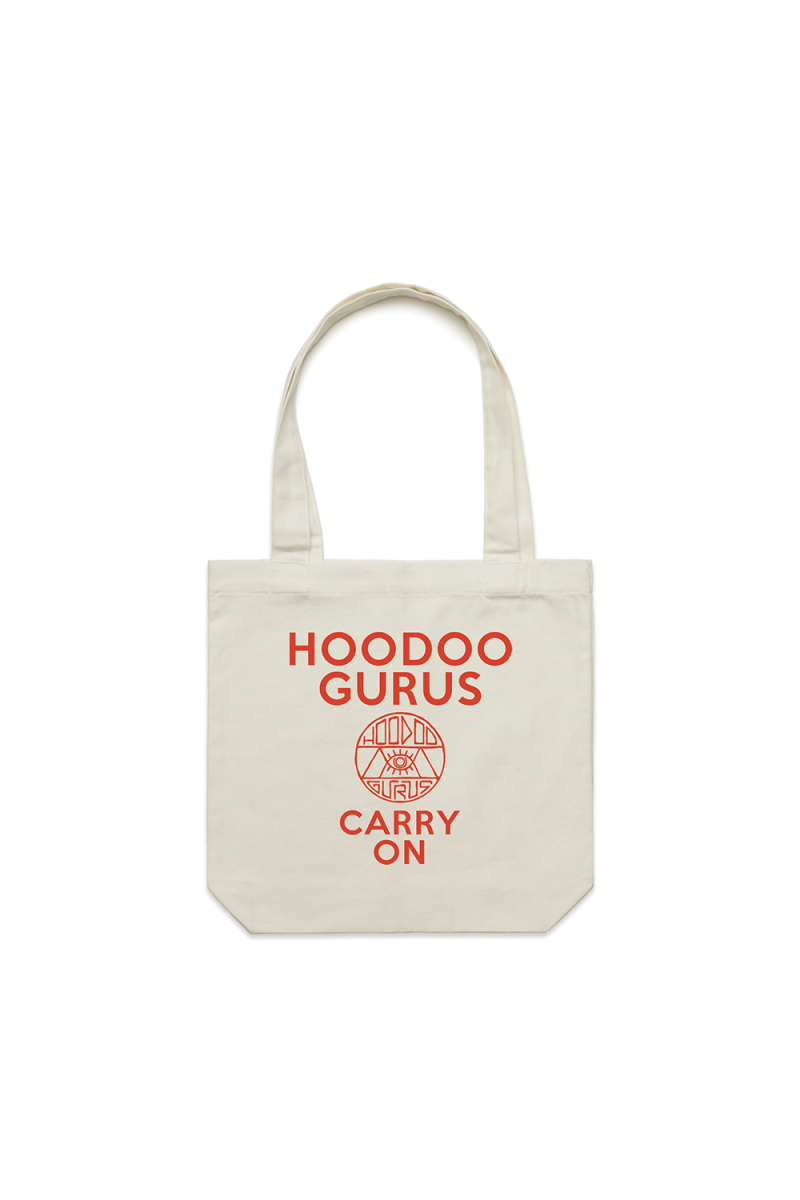 CARRY ON CREAM TOTE BAG by Hoodoo Gurus
