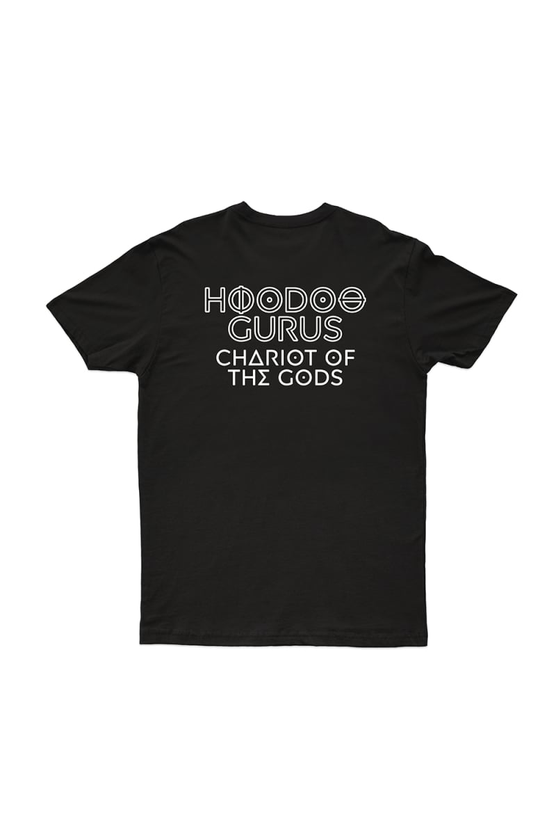 Chariot of the Gods Black Tshirt by Hoodoo Gurus