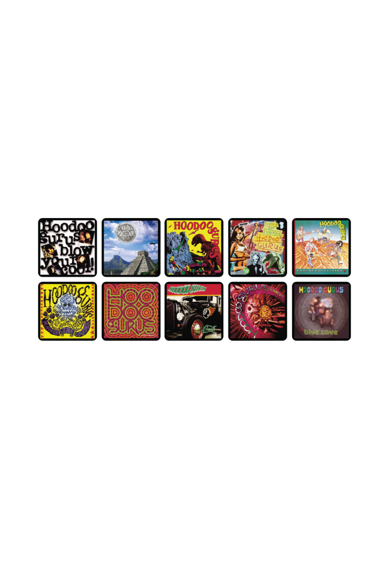 Coaster Set (Album Cover Art Catalogue) by Hoodoo Gurus