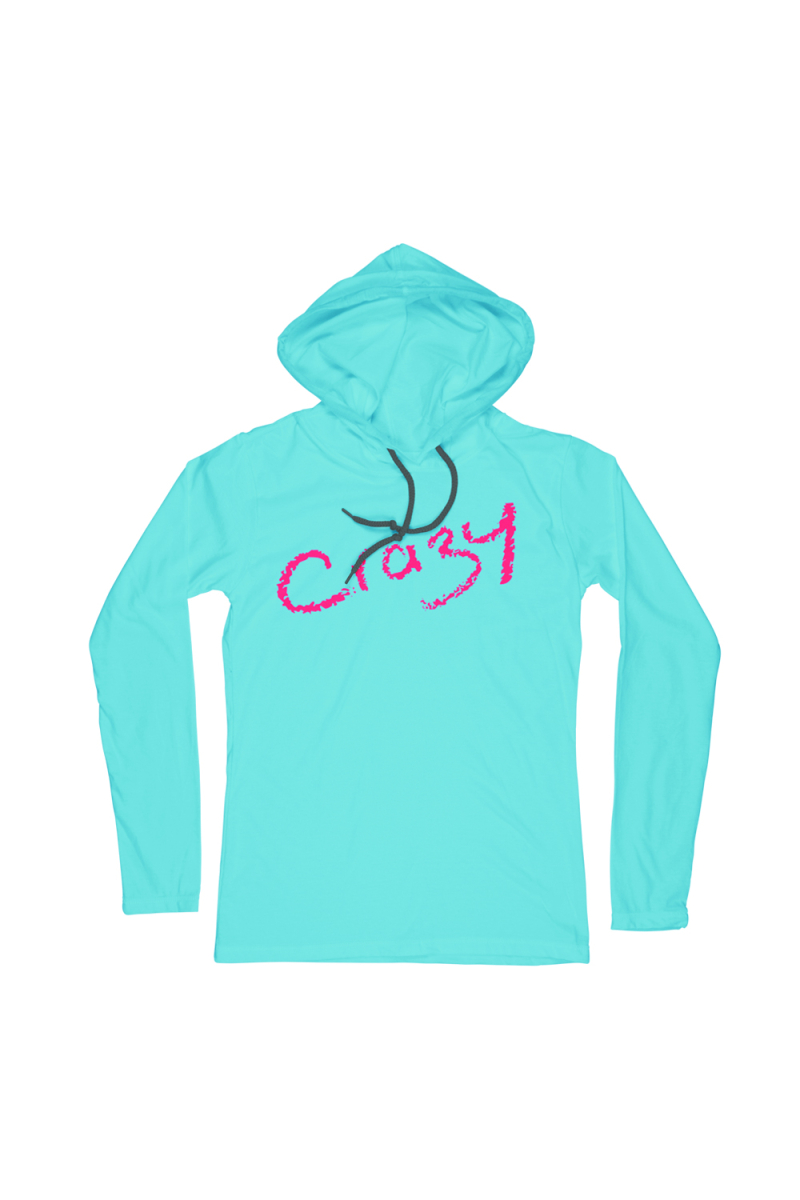 Crazy Lightweight Blue Womens Hoody by Icehouse
