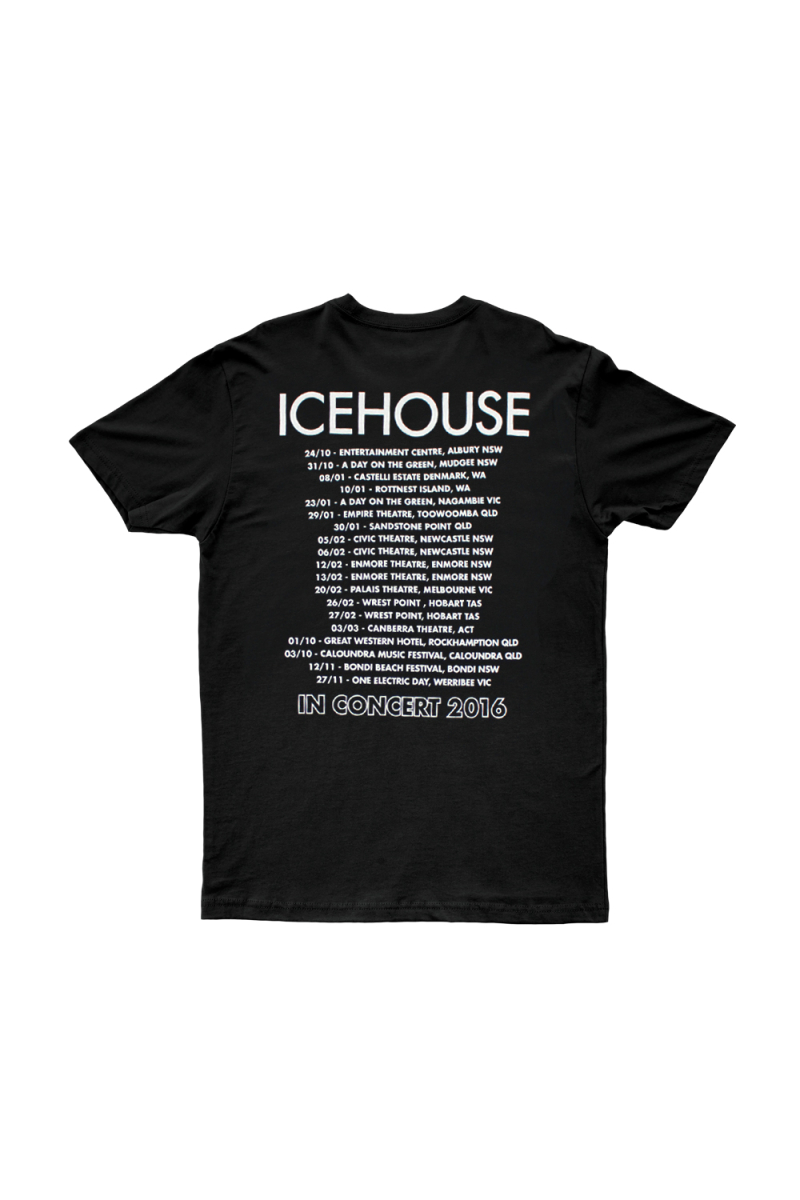 In Concert Black Tshirt (2nd Tour) extended dates by Icehouse