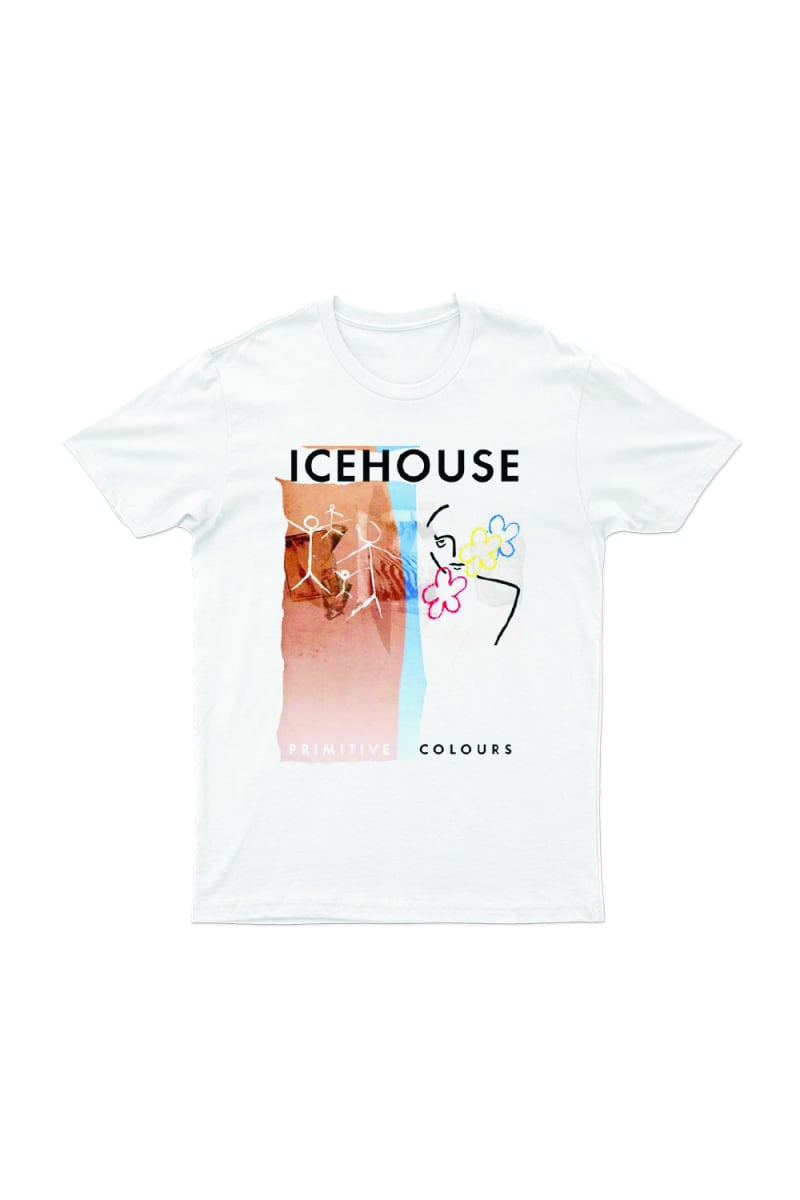 Primitive Colours White Tshirt (No Back Print) by Icehouse
