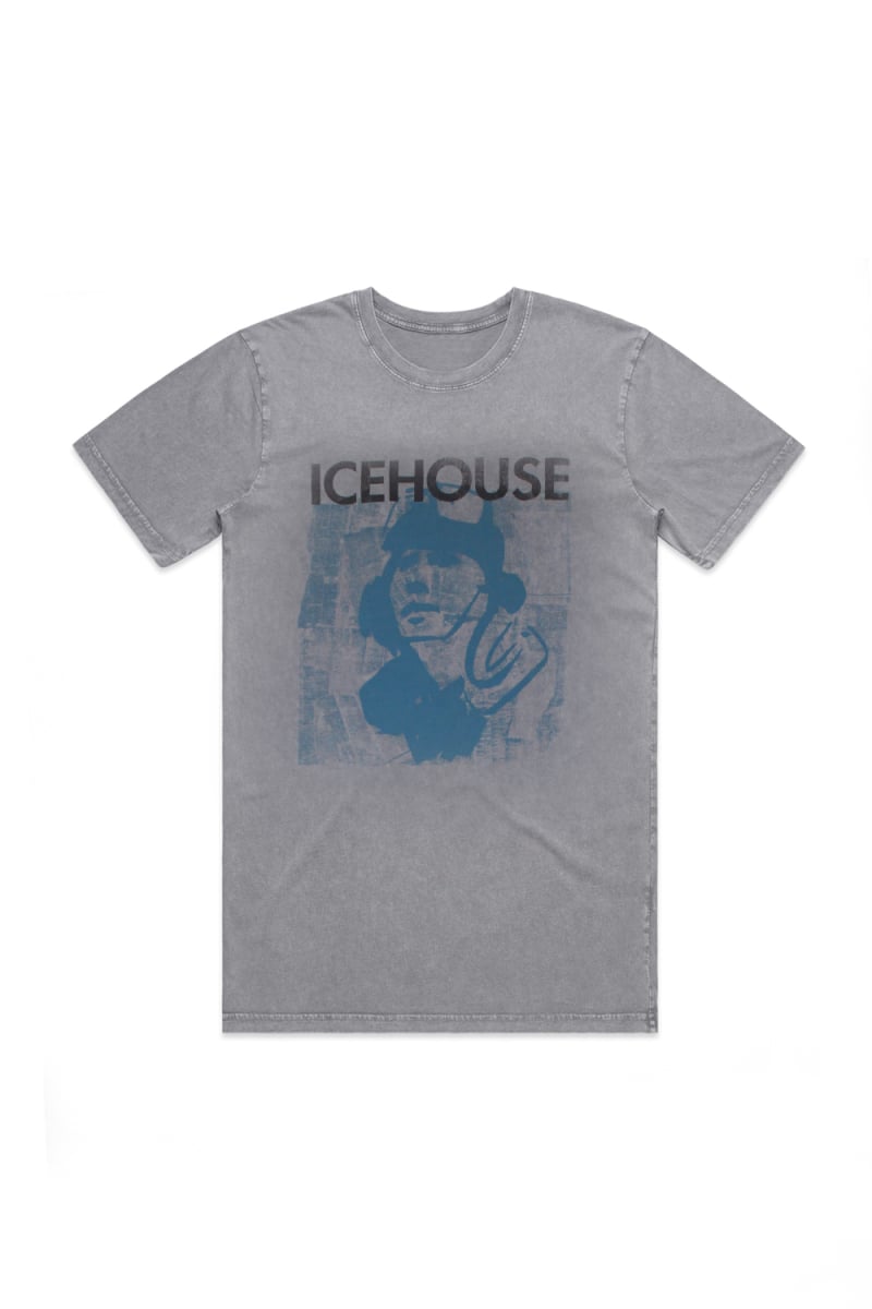 Code Blue Stonewash Grey Tshirt by Icehouse