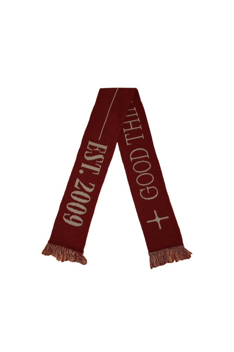I OH YOU / GOOD THINGS TAKE TIME SCARF (BURGUNDY) by I Oh You