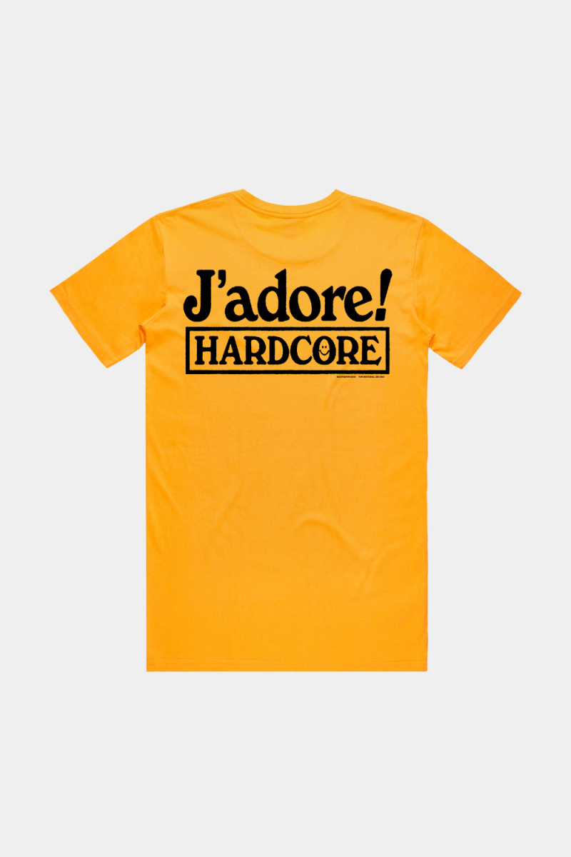 J’ADORE HARDCORE TEE (HONEY) by Soothsayer