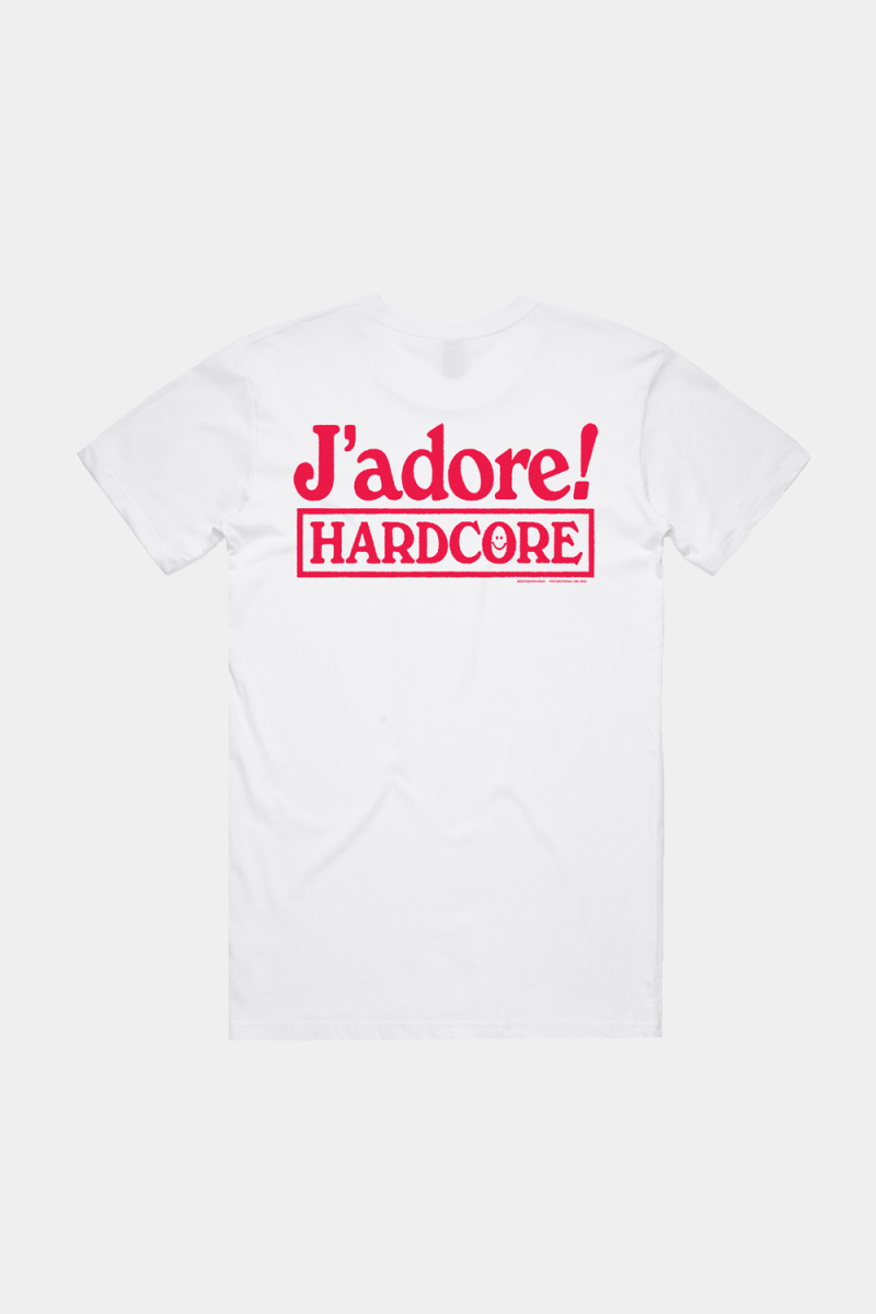 J’ADORE HARDCORE TEE (CHERRY) by Soothsayer