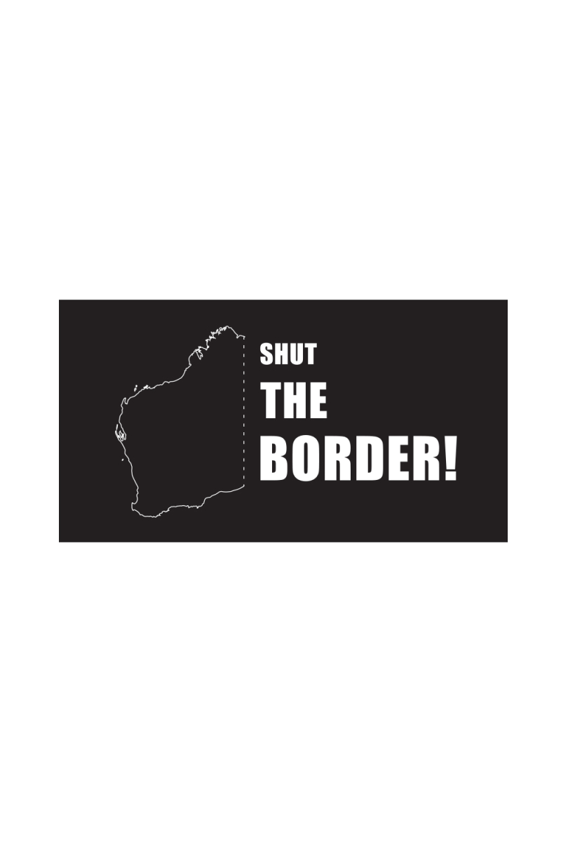 Shut The Border! Stubby Holder by Jimmy Rees