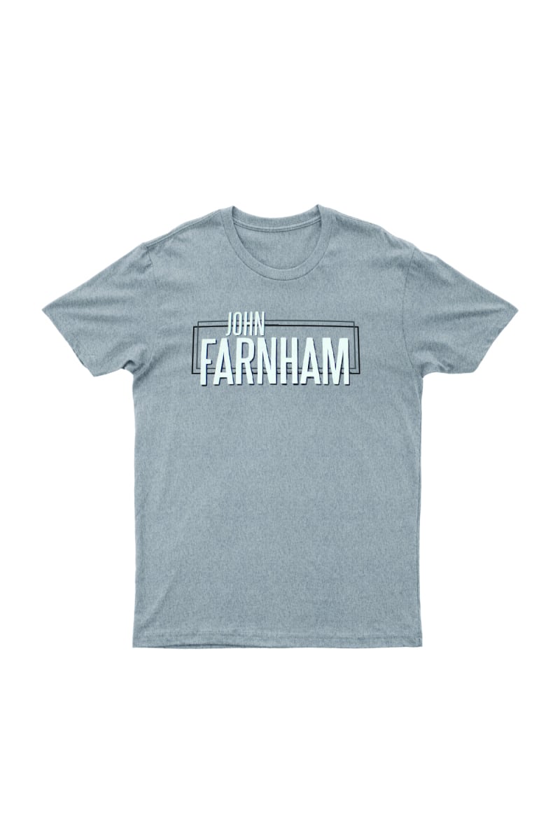 Wording Grey Tshirt 2018/2019 Tour by John Farnham