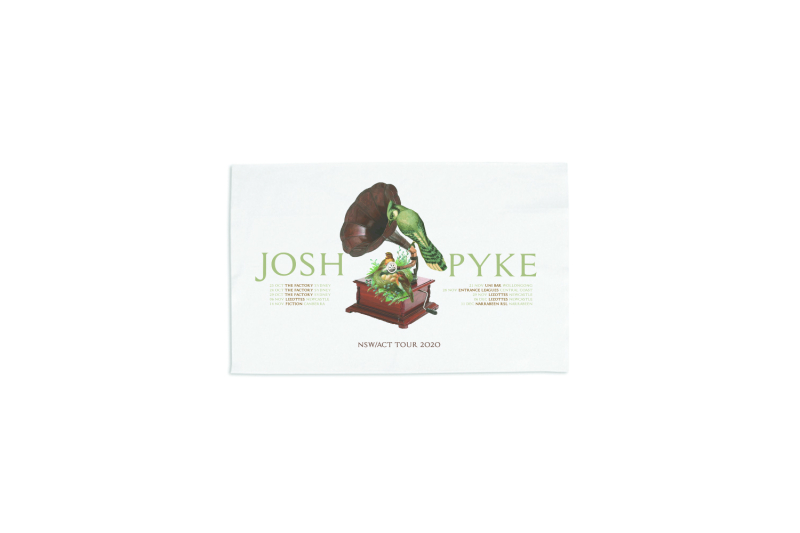 Gramaphone Tea Towel by Josh Pyke