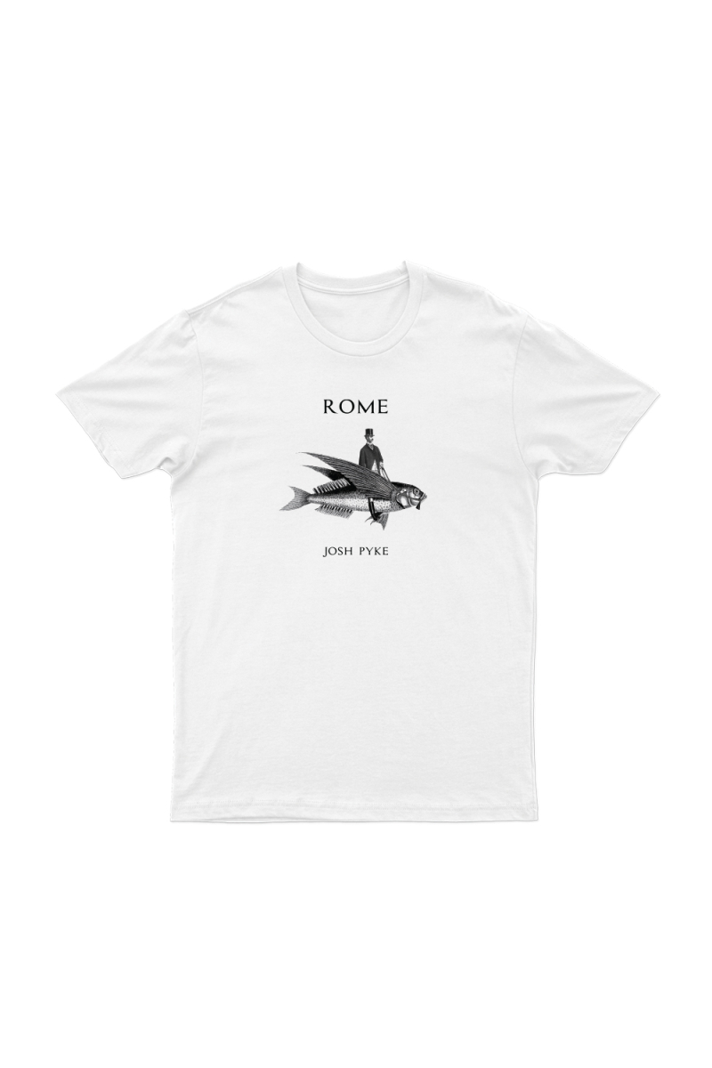 Flying Fish White Tshirt by Josh Pyke