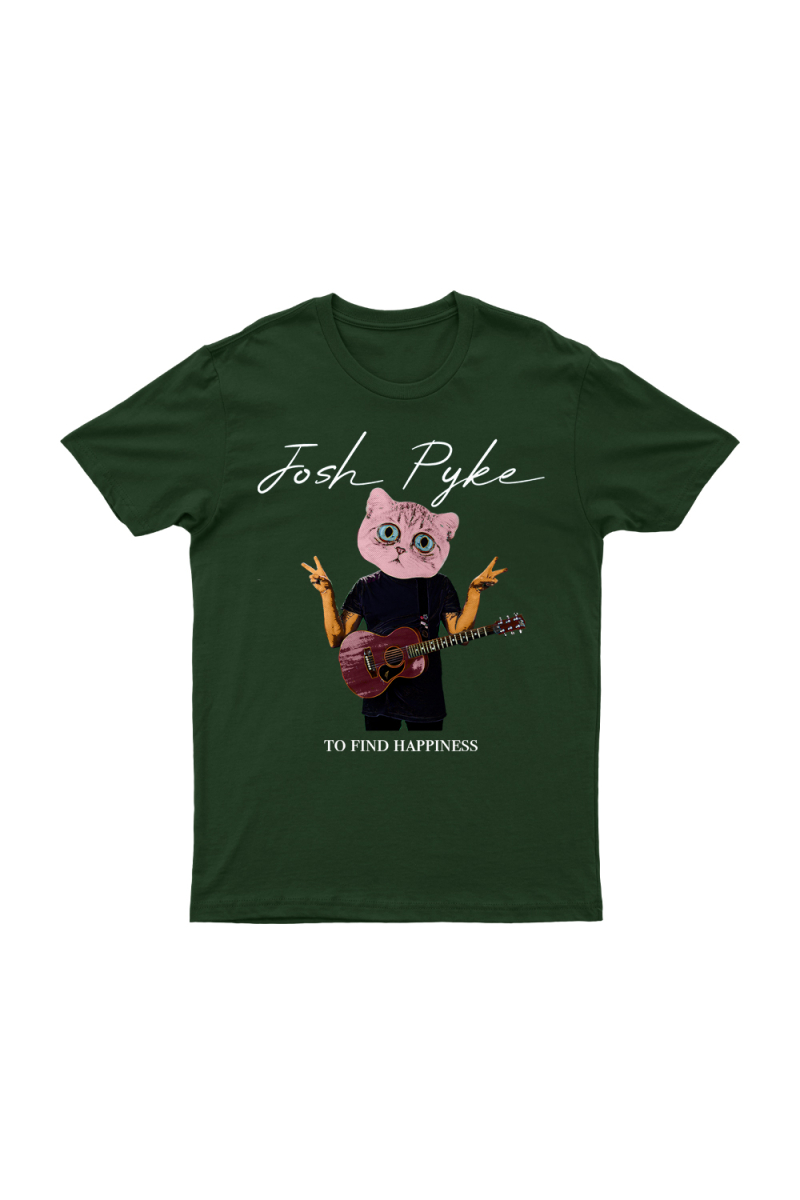 TO FIND HAPPINESS FOREST GREEN T SHIRT by Josh Pyke