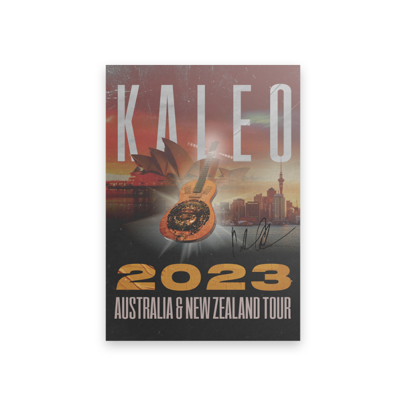 A3 Poster Singed Copy (Singer Only) by Kaleo
