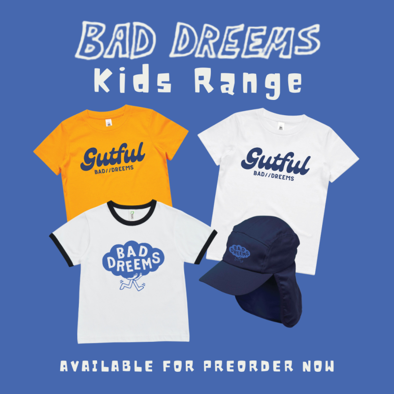Gutful KIDS Gold Tshirt by Bad Dreems