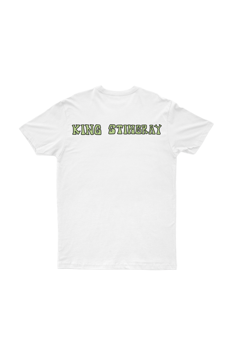 Fish Block White TShirt by King Stingray