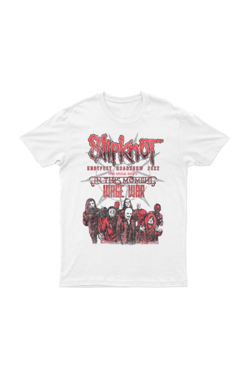 Knotfest Tour T-shirt in White by Knotfest