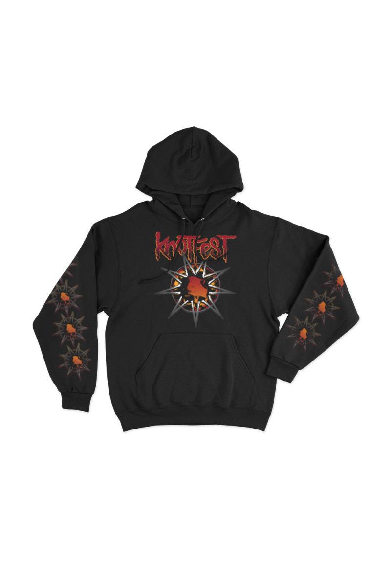 Knotfest Deathknot Fire Pullover Hoodie by Knotfest