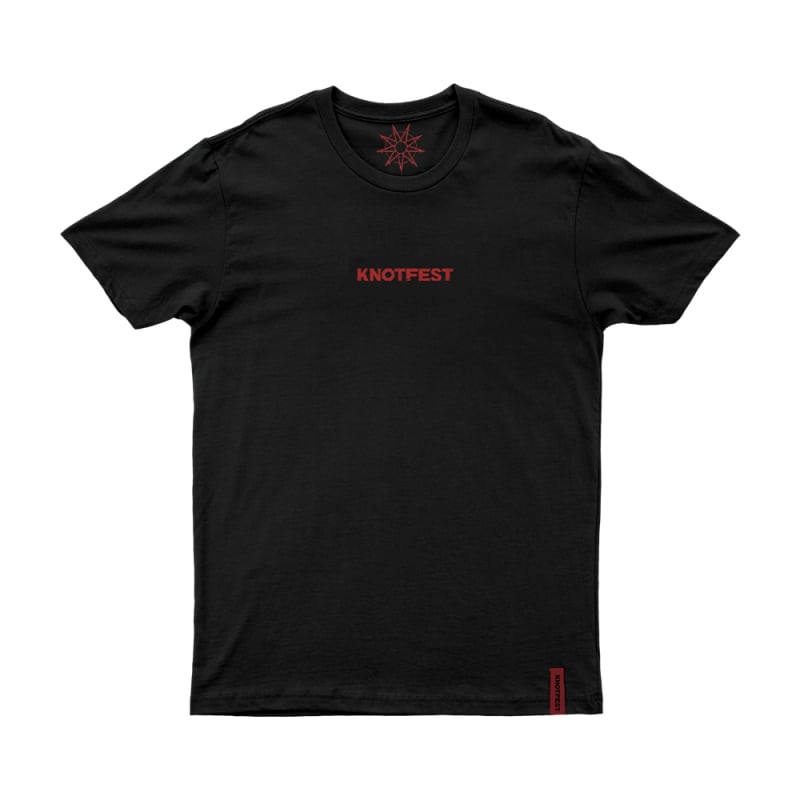 Star Logo Black Tshirt by Knotfest