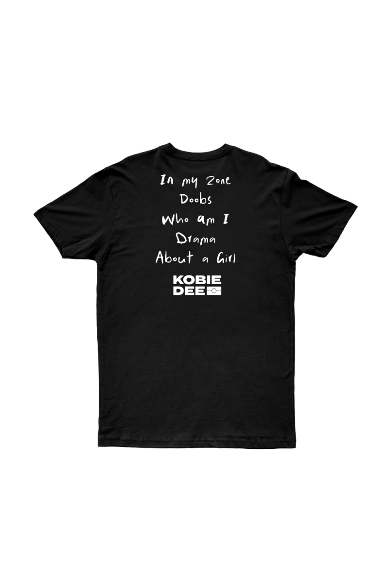 Kobie Dee - Gratitude Over Pity Black Tshirt by Bad Apples Music