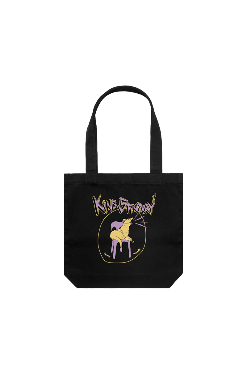King Stingray Album Black Totebag by King Stingray