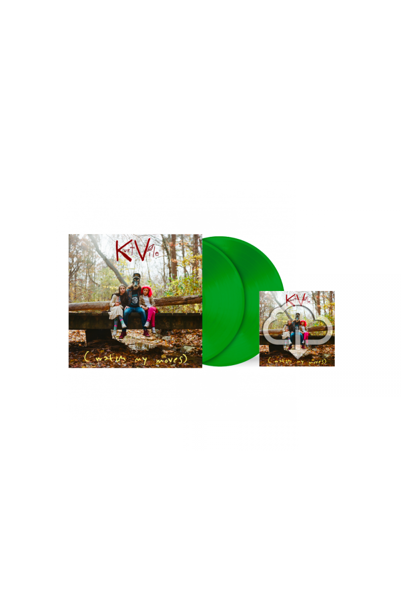 Kurt Vile / (watch my moves) 2LP (Transparent Emerald Vinyl) _+ Digital Download by Kurt Vile