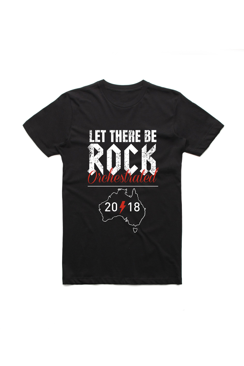 LTBR Orchestrated Black Tshirt by Let There Be Rock Orchestrated