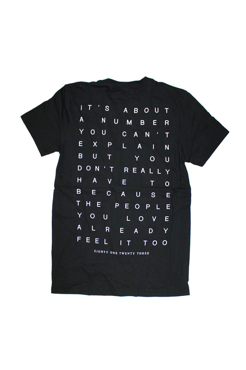Pocket Logo/Letters Black Tshirt by The Maine