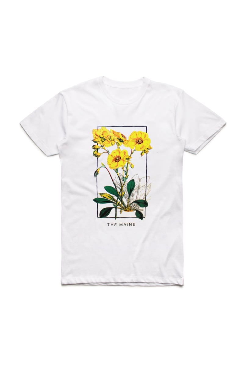 Desert Flowers White Tshirt by The Maine