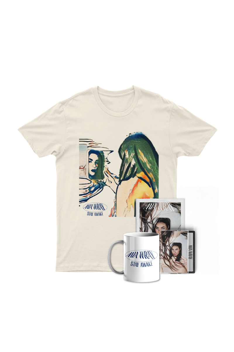 Stay Awake Cassette + Tshirt + Mug + Zine  by Mia Wray