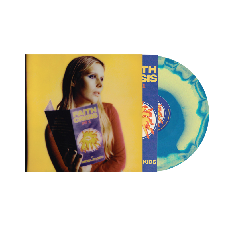 Faith Crisis Pt 1 - Limited Edition Blue/Yellow Cloudy Vinyl 1LP by Middle Kids