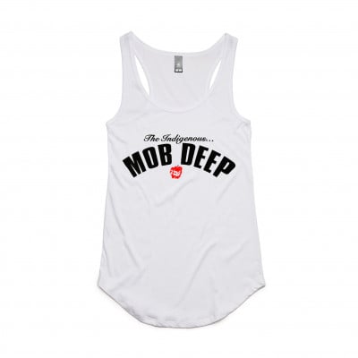 Bad Apples Music - Indigenous Mob Deep White Tank by Bad Apples Music