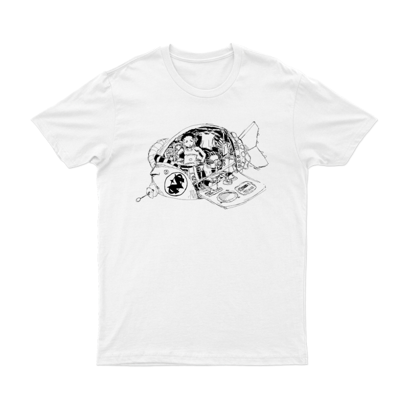 Spaceship White Tshirt by Montaigne
