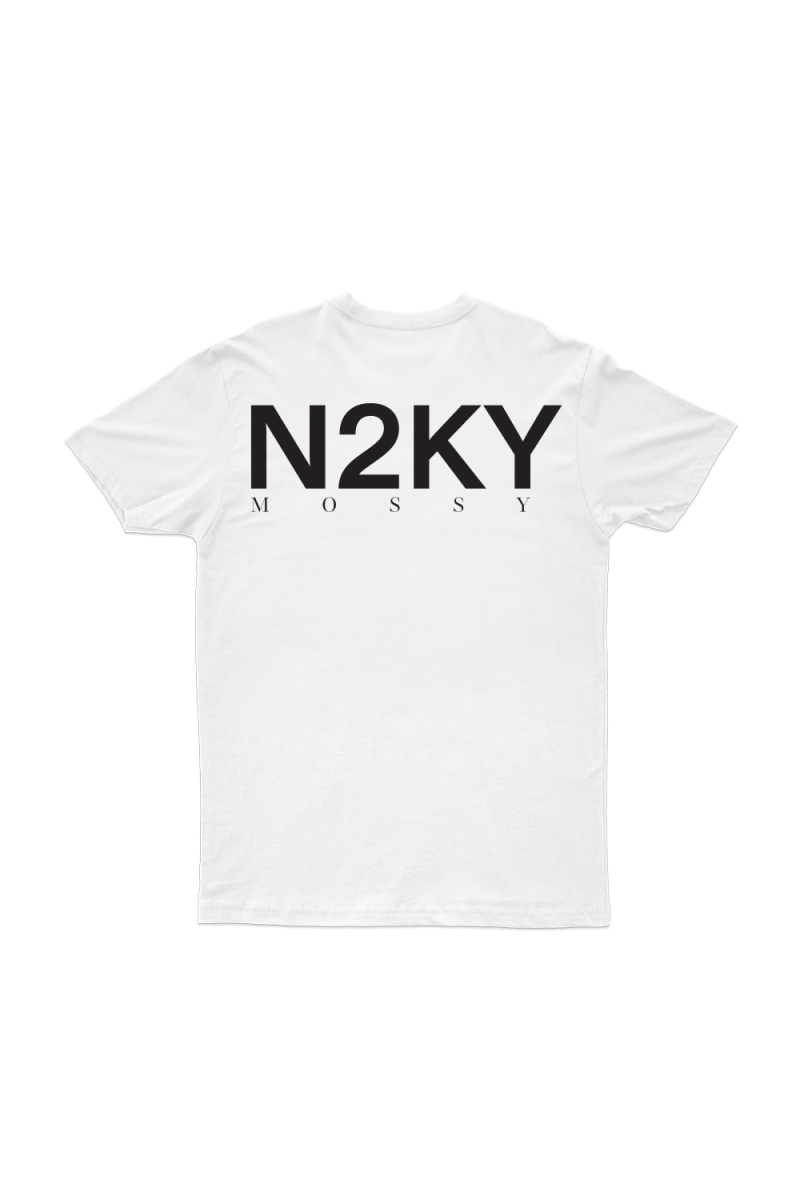 N2KY CIRCLE WHITE TSHIRT by Mossy