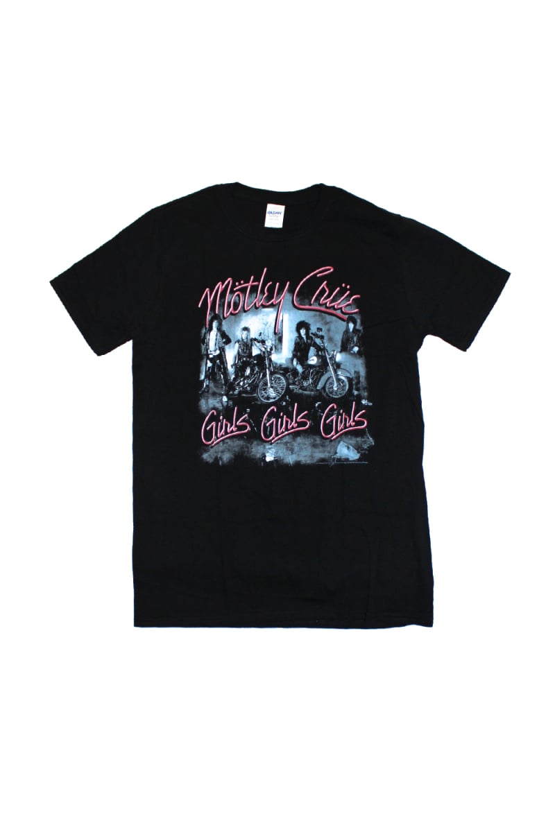 Girls Girls Girls Black Tshirt by Motley Crue
