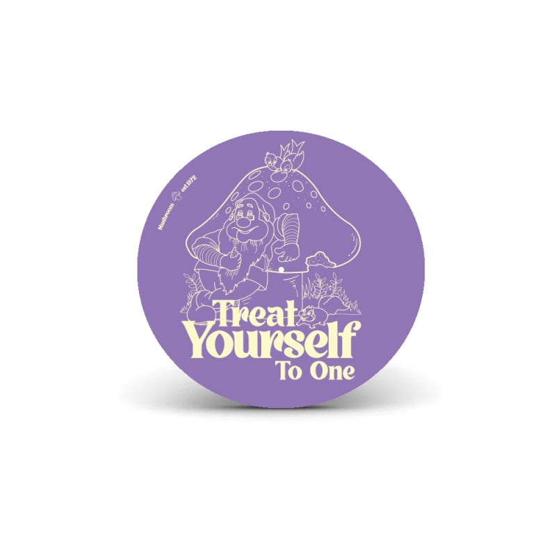 Treat Yourself Slip Mat White & Purple by Mushroom 50