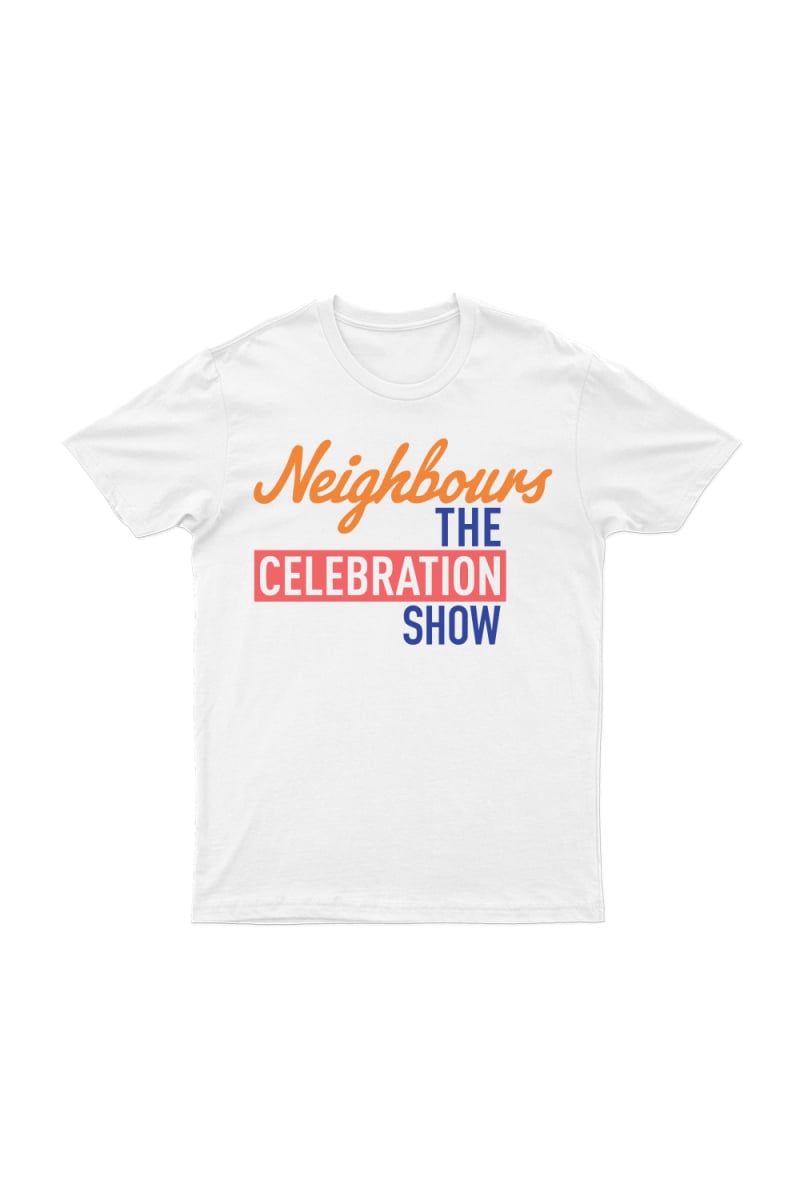 The Celebration Show Tour White Tshirt by Neighbours
