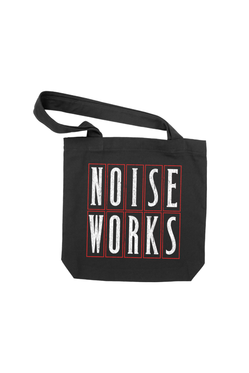 Black Canvas Tote Bag by Noiseworks