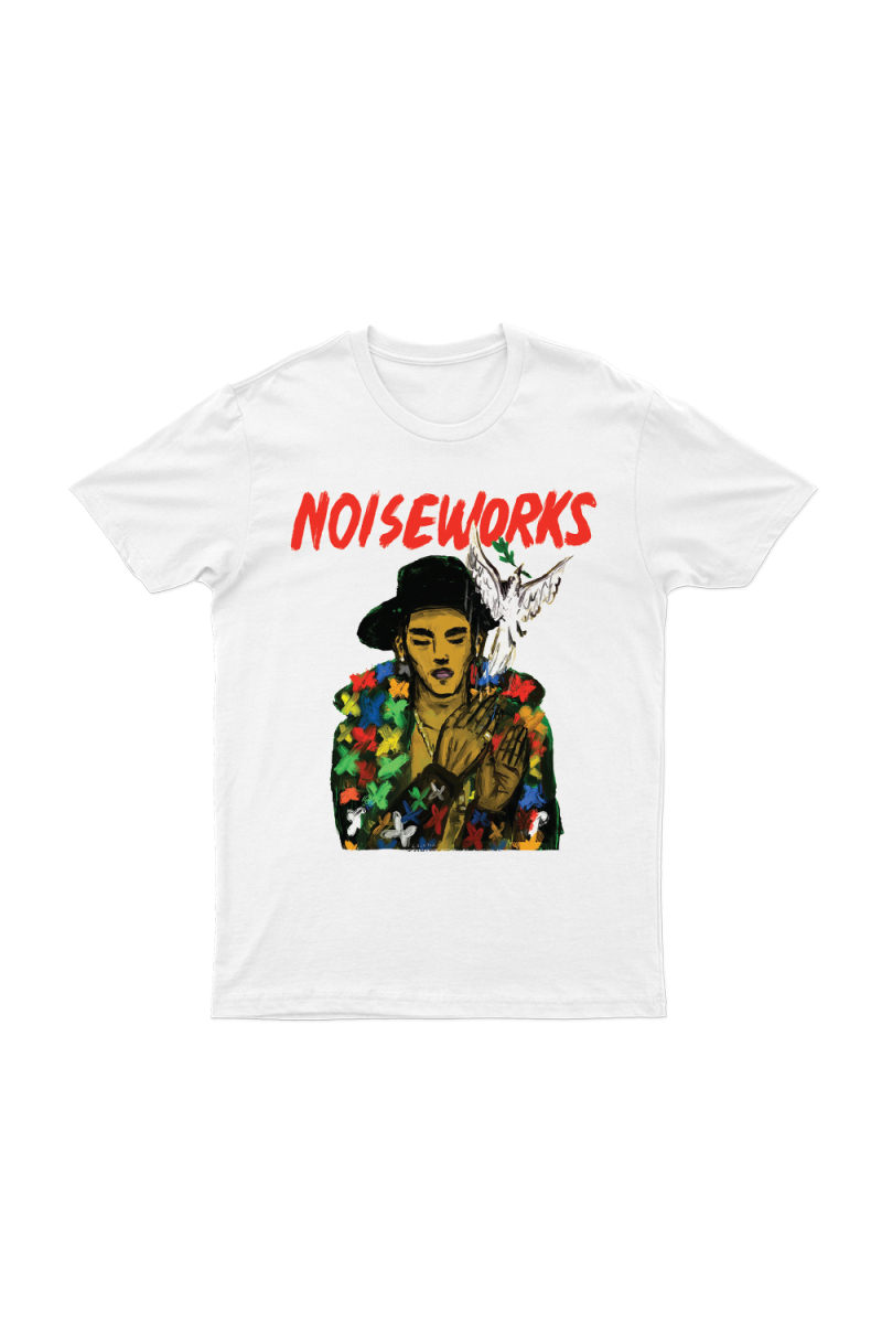 Evolution White Tshirt by Noiseworks
