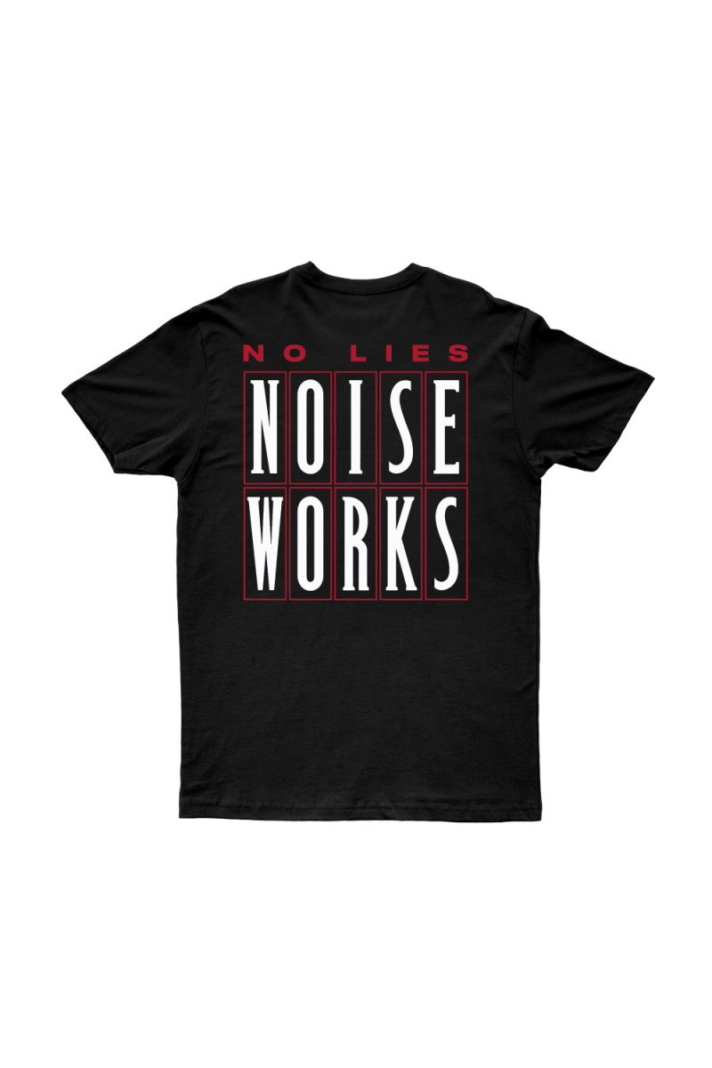 No Lies Black Tshirt by Noiseworks