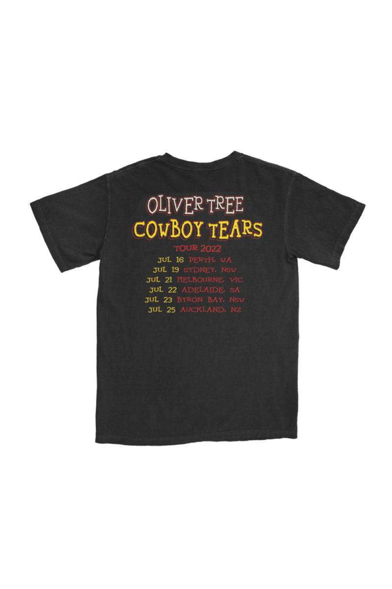 COWBOY TEARS BLACK TSHIRT by Oliver Tree