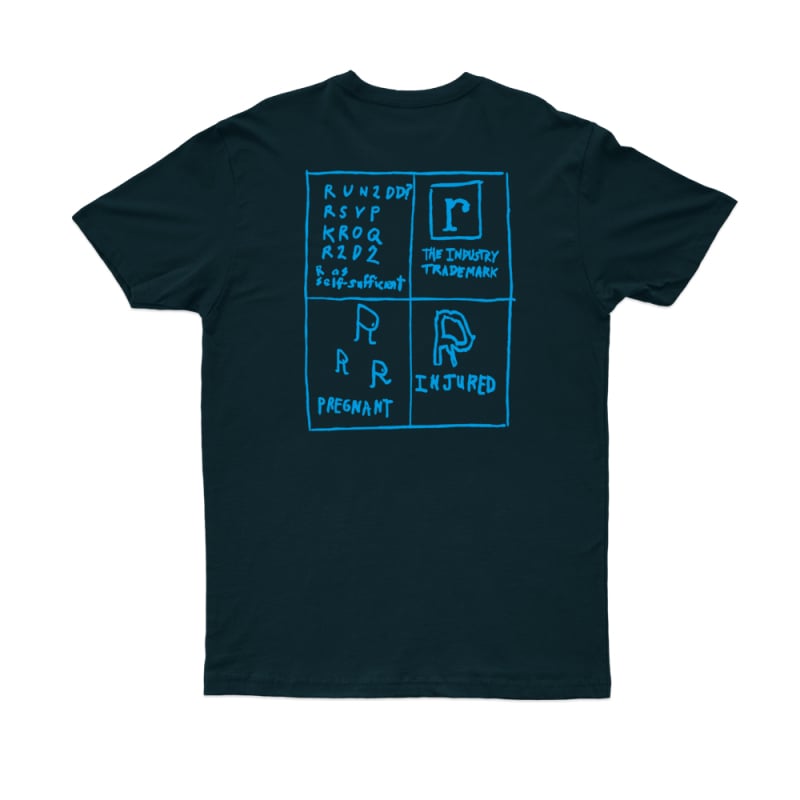 Slow Century Navy Tshirt by Pavement