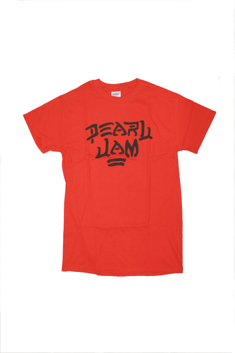 Destroy Red Tshirt by Pearl Jam