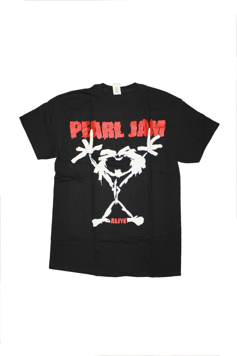 Stickman Black Tshirt by Pearl Jam