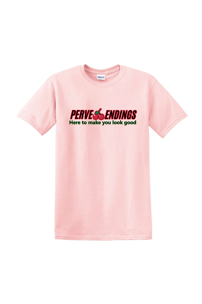 Here To Make You Look Good Pink Tshirt by Perve Endings