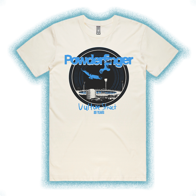 Vulture Street 20th Anniversary Natural Tshirt by Powderfinger