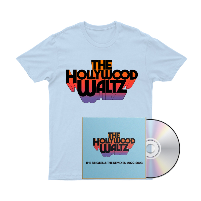 The Hollywood Waltz: The Singles and Remixes 2022 - 2023 CD + Tshirt by Reckless Records